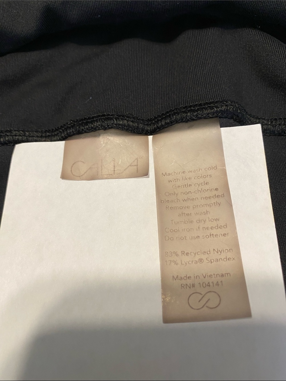 CALIA by Carrie Underwood Black High-Waist Bike Shorts Medium - Picture 5 of 5